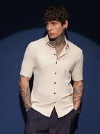 Campus Sutra Seamless Waffle Shirt