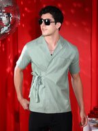 Campus Sutra Korean Wrap Shirt