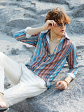 Campus Sutra Multitrack-Striped Shirt