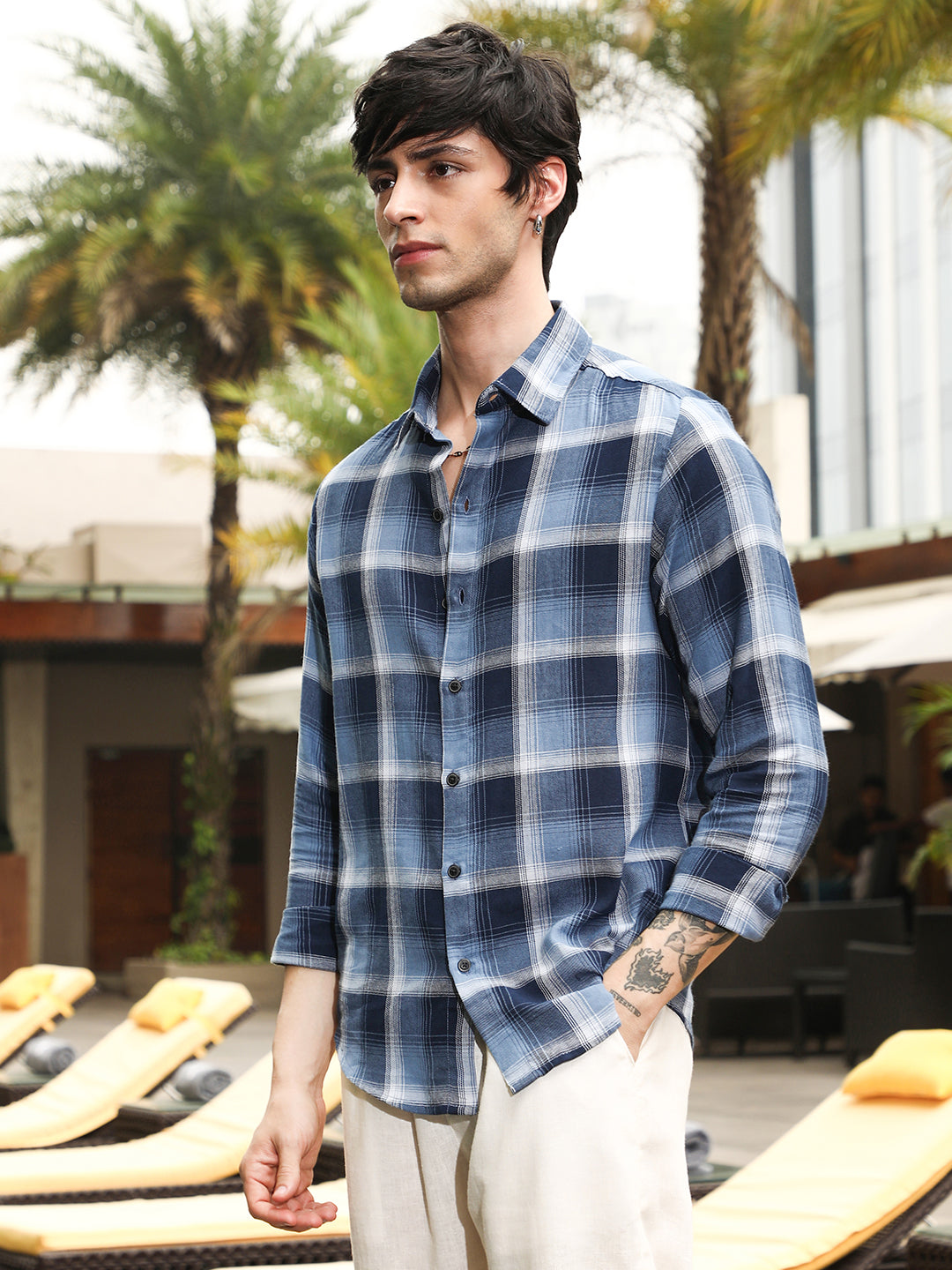 Campus Sutra Multi-Checkered Shirt