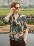 Campus Sutra Artistic Botanical Shirt
