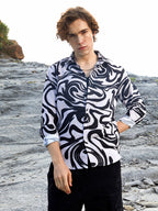 Campus Sutra Contrast-Fluid Shirt