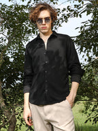 Campus Sutra Solid Knit Shirt