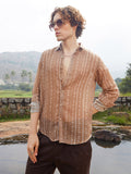 Campus Sutra Ethnic Imprint Shirt