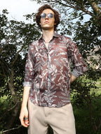 Campus Sutra Canopy Imprint Shirt