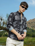 Campus Sutra Timber Lines Shirt