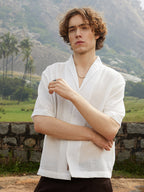 Campus Sutra Solid Breezy Shirt