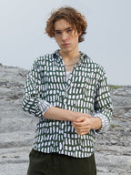 Campus Sutra Gravel Woven Shirt