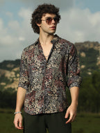 Campus Sutra Regal Foliage Shirt