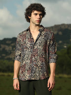 Campus Sutra Regal Foliage Shirt