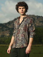 Campus Sutra Regal Foliage Shirt