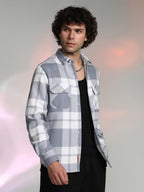 Campus Sutra Tartan Utility Shirt