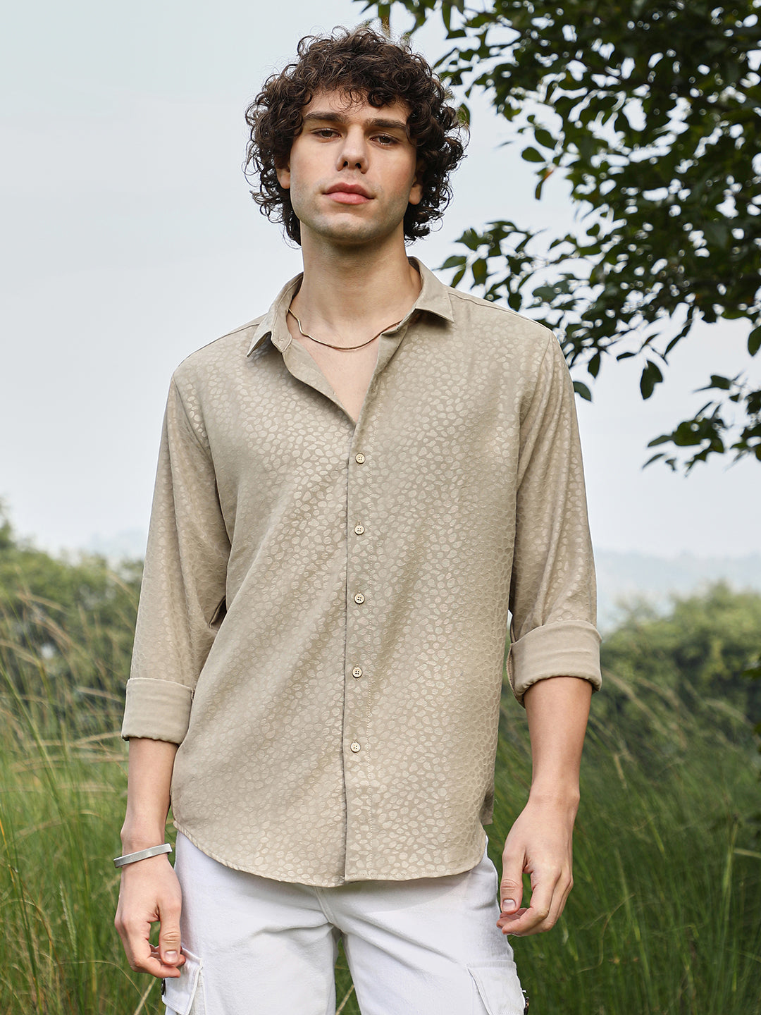 Campus Sutra Pavement Shirt