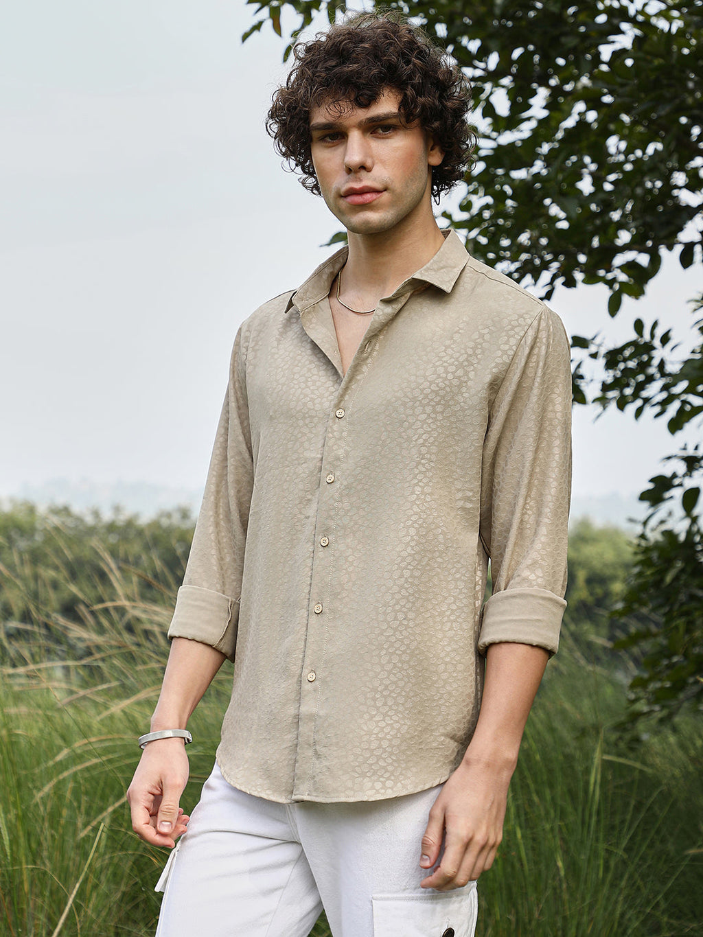 Campus Sutra Pavement Shirt