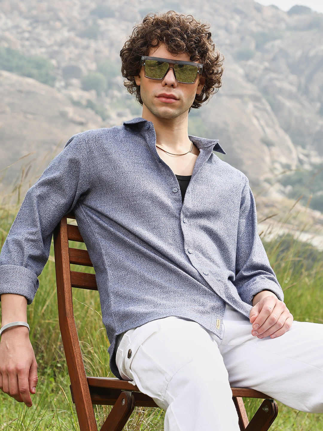 Campus Sutra Grainy Shirt