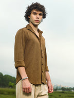 Campus Sutra Crimp-Tactile Shirt