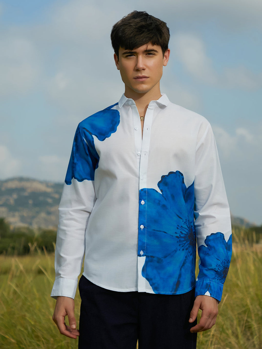 Campus Sutra Primrose Flora Shirt