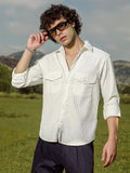 Campus Sutra Crimp-Tactile Utility Shirt
