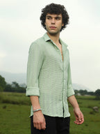 Campus Sutra Wicker-Tactile Shirt