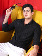 Campus Sutra Wicker-Tactile Shirt