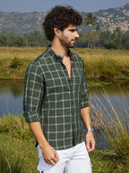 Campus Sutra BiGraph-Check Shirt