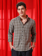 Campus Sutra BiGraph-Check Shirt