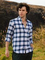 Campus Sutra Bi-Buffalo Check Shirt