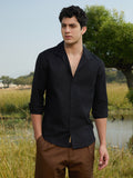 Campus Sutra Solid Casual Shirt