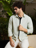 Campus Sutra Graph Check Shirt