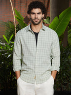 Campus Sutra Graph Check Shirt