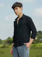 Campus Sutra Trough-Tactile Shirt