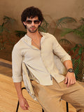 Campus Sutra Breezy Mandarin Shirt