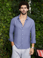 Campus Sutra Breezy Wrinked Relaxed Shirt
