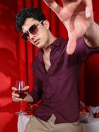 Campus Sutra Breezy Wrinked Relaxed Shirt