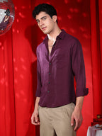 Campus Sutra Breezy Wrinked Relaxed Shirt