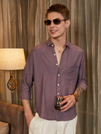 Campus Sutra Breezy Wrinked Relaxed Shirt