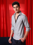 Campus Sutra Solid Regular Shirt