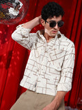Campus Sutra CrossHatch Utility Shirt