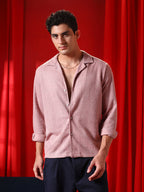 Campus Sutra Tactile Cuban Shirt