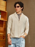 Campus Sutra Striped Cuban Shirt