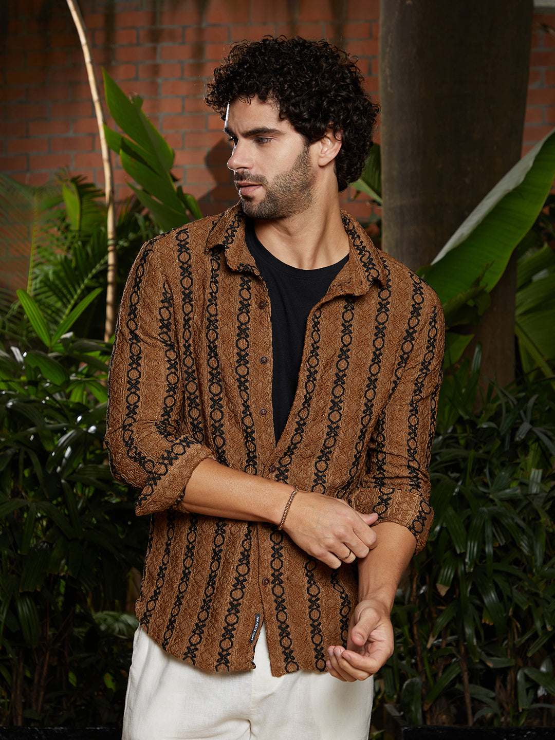 Campus Sutra XOXO-Tactile Shirt