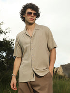 Campus Sutra Trough-Tactile Shirt