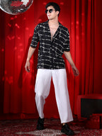 Campus Sutra Inkbound Pattern Shirt