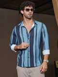 Campus Sutra Brushstroke Pattern Shirt