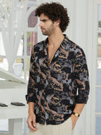 Campus Sutra Marquina Gradient Shirt
