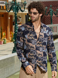 Campus Sutra Marquina Gradient Shirt