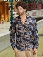 Campus Sutra Marquina Gradient Shirt