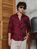 Campus Sutra Flowing Vines Shirt