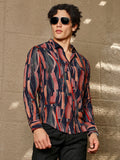Campus Sutra Echo-Stroked Shirt