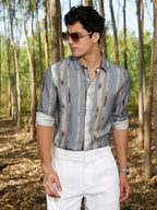 Campus Sutra Indie-Striped Shirt